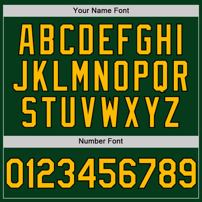 Custom Green Gold-Black Mesh Authentic Throwback Baseball Jersey