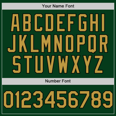 Custom Green Old Gold-Black Mesh Authentic Throwback Baseball Jersey