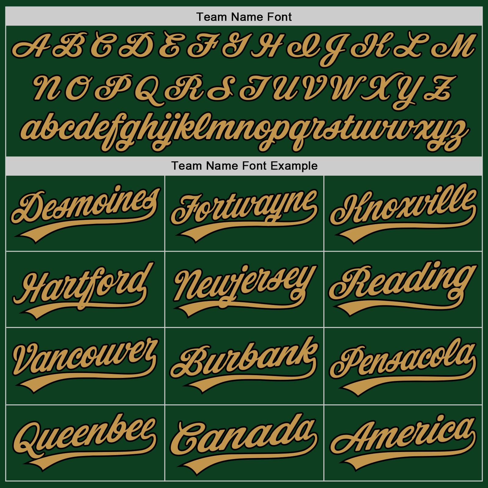 Custom Green Old Gold-Black Authentic Throwback Baseball Jersey