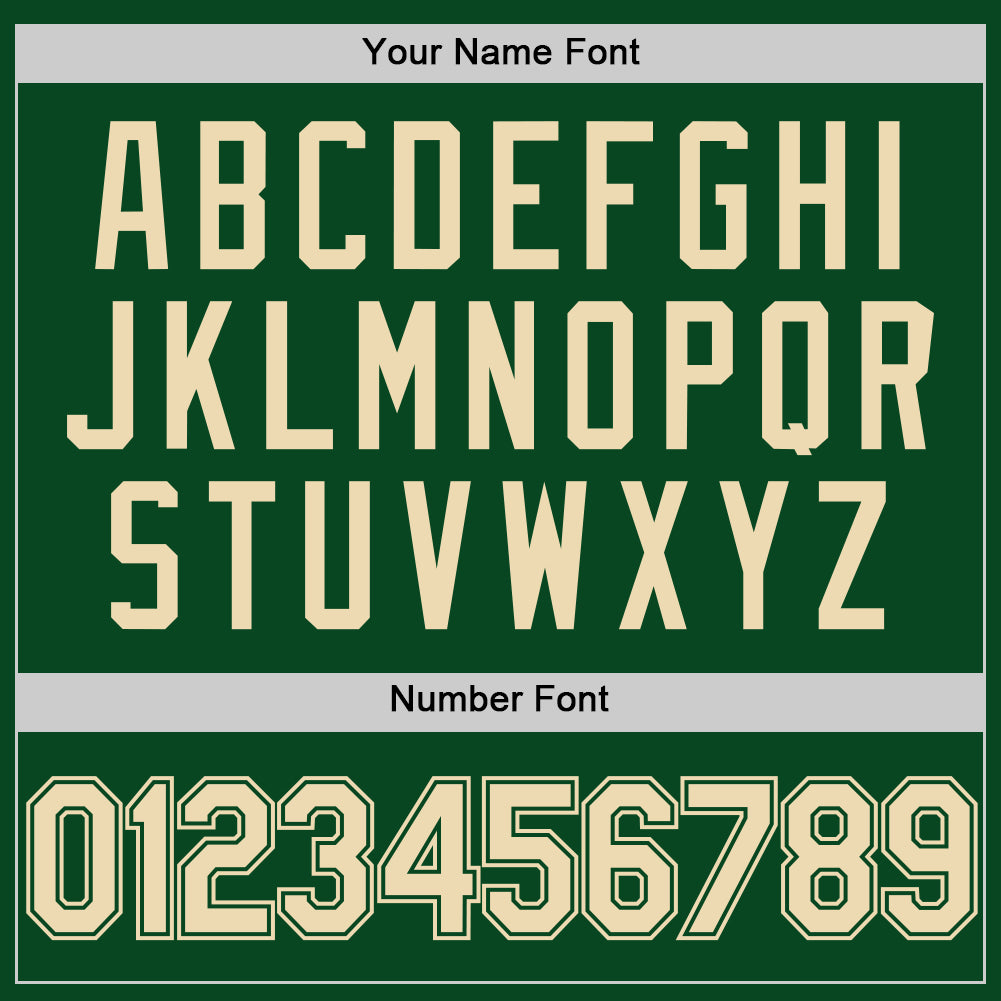 Custom Green Cream Authentic Throwback Basketball Jersey