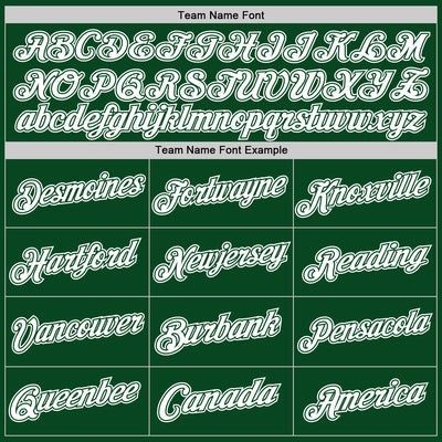 Custom Green White Authentic Throwback Basketball Jersey