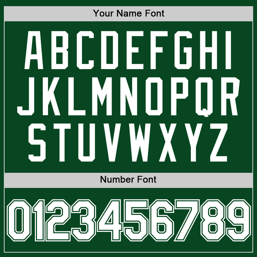 Custom Green White Authentic Throwback Basketball Jersey