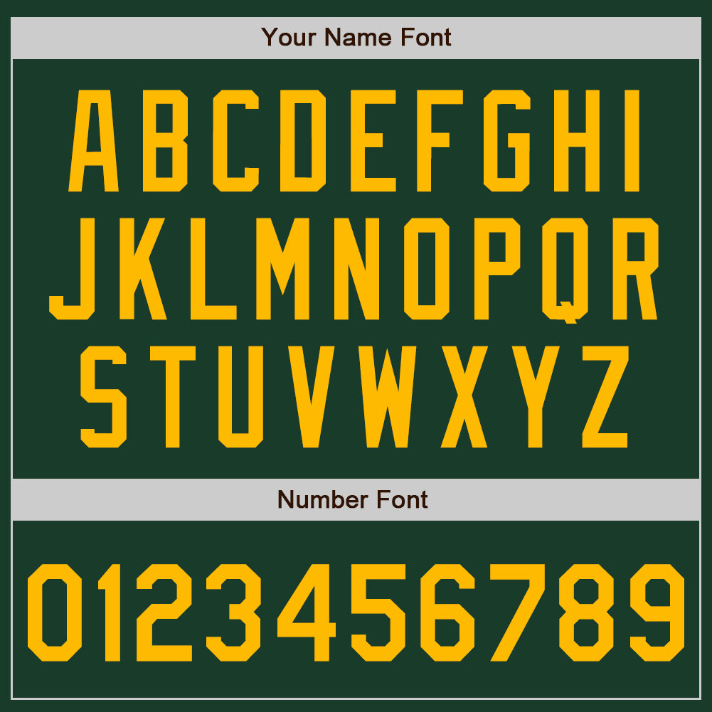 Custom Green Gold Authentic Baseball Jersey