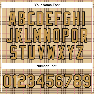 Custom City Cream Old Gold Black-Light Pink Check Board 3D Pattern Design Bomber Full-Snap Varsity Letterman Jacket