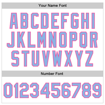 Custom White Light Blue Pink-Medium Pink Classic Western Plaid 3D Pattern Design Bomber Full-Snap Varsity Letterman Jacket