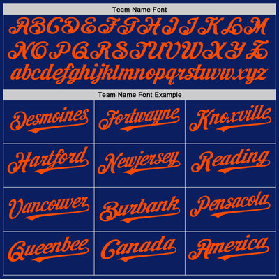 Custom Royal Orange Bomber Full-Snap Varsity Letterman Hoodie Jacket