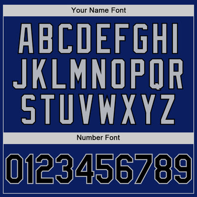 Custom Royal Black-Gray Bomber Full-Snap Varsity Letterman Two Tone Hoodie Jacket