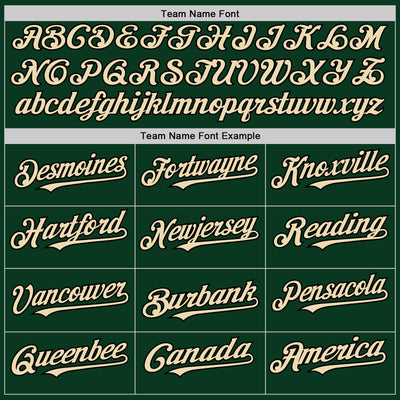 Custom Green Cream-Black Bomber Full-Snap Varsity Letterman Hoodie Jacket