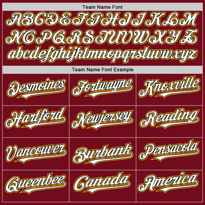 Custom Crimson Black-Gold Bomber Full-Snap Varsity Letterman Hoodie Jacket