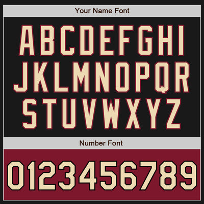 Custom Black Cream-Crimson Bomber Varsity Letterman Two Tone Zipper Jacket