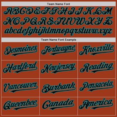 Custom Texas Orange Black-Teal Bomber Full-Snap Varsity Letterman Hoodie Jacket