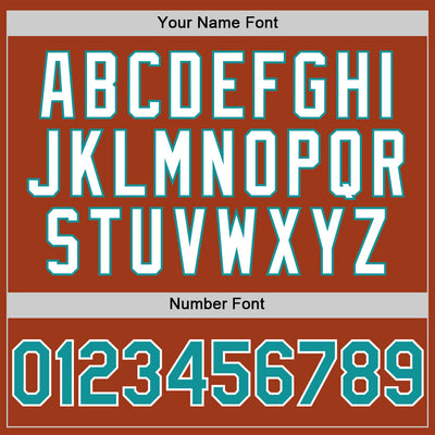 Custom Texas Orange Teal-White Bomber Full-Snap Varsity Letterman Hoodie Jacket