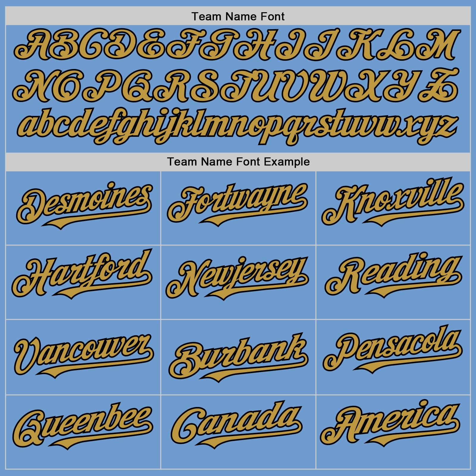 Custom Light Blue Old Gold-Black Bomber Full-Snap Varsity Letterman Hoodie Jacket