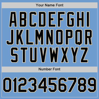 Custom Light Blue Black-Cream Bomber Full-Snap Varsity Letterman Two Tone Hoodie Jacket