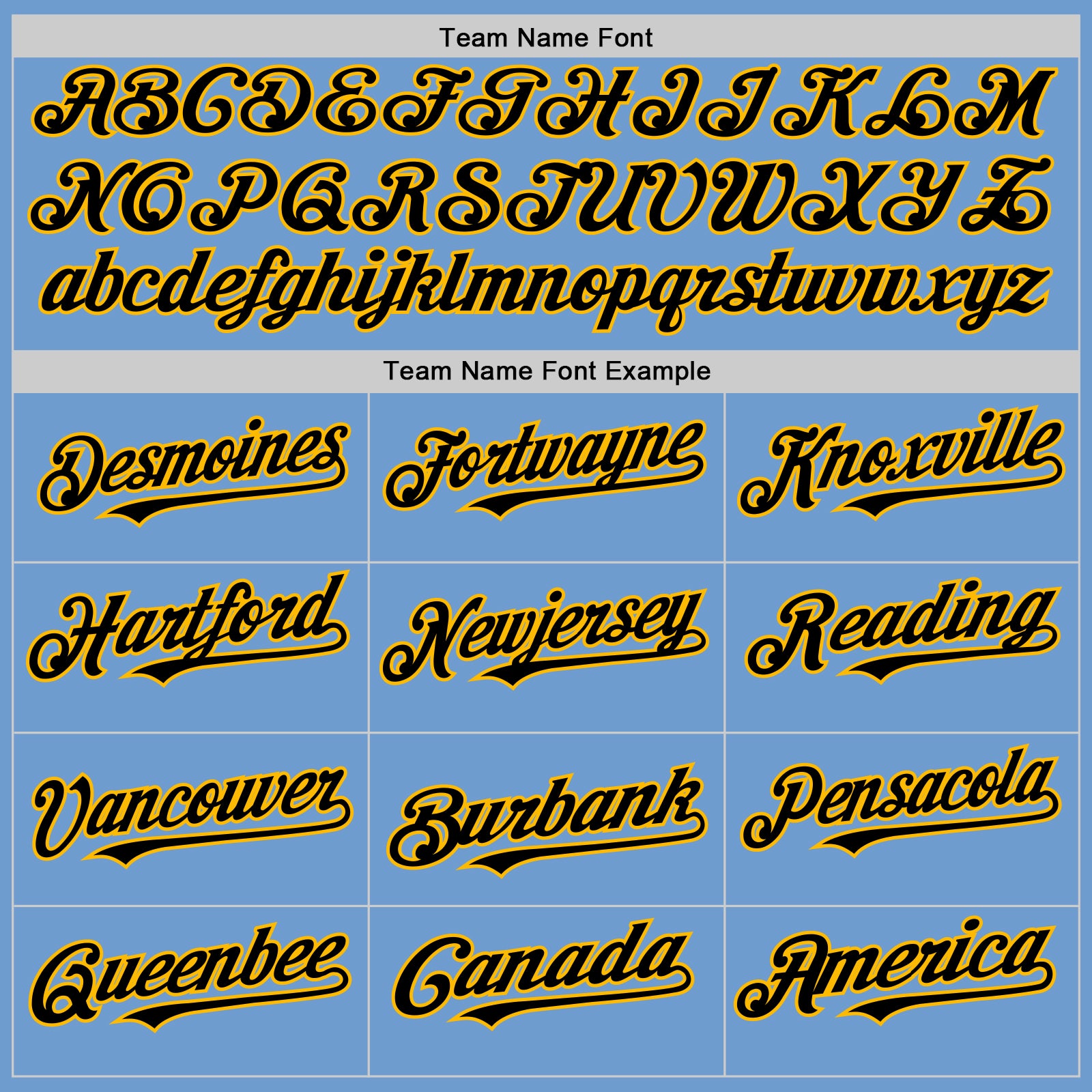 Custom Light Blue Black-Gold Bomber Full-Snap Varsity Letterman Two Tone Hoodie Jacket