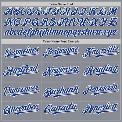 Custom Gray Red-Royal Bomber Full-Snap Varsity Letterman Hoodie Jacket