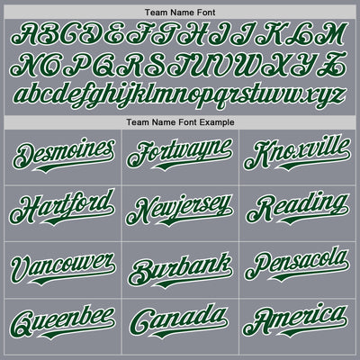 Custom Gray Green-White Bomber Full-Snap Varsity Letterman Two Tone Hoodie Jacket