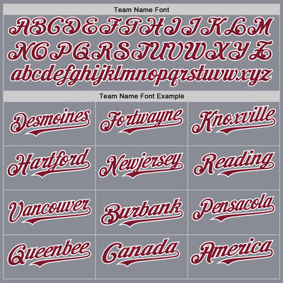 Custom Gray Crimson-White Bomber Full-Snap Varsity Letterman Two Tone Hoodie Jacket