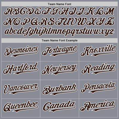 Custom Gray Brown-White Bomber Full-Snap Varsity Letterman Two Tone Hoodie Jacket