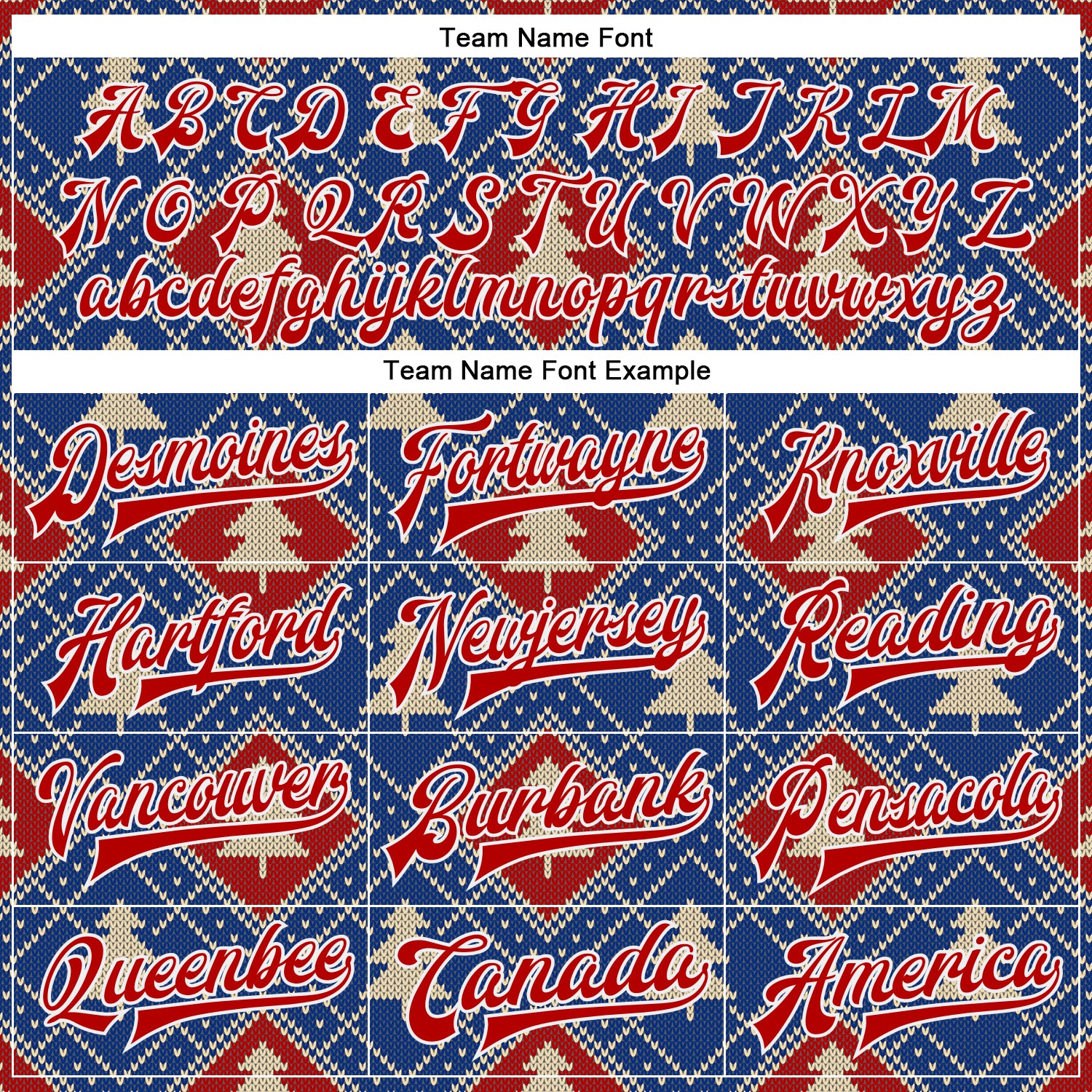 Custom Royal Red-White Christmas 3D Bomber Full-Snap Varsity Letterman Jacket