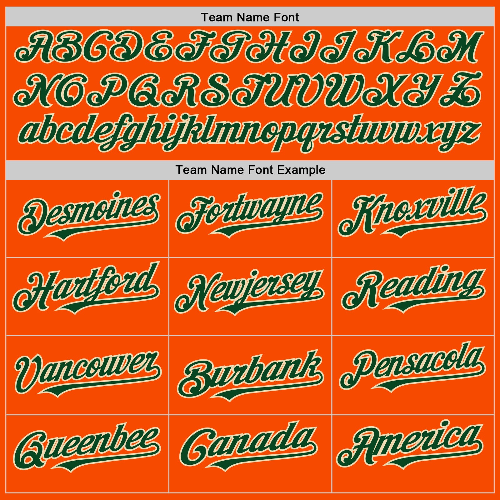 Custom Orange Green-Cream Bomber Full-Snap Varsity Letterman Hoodie Jacket