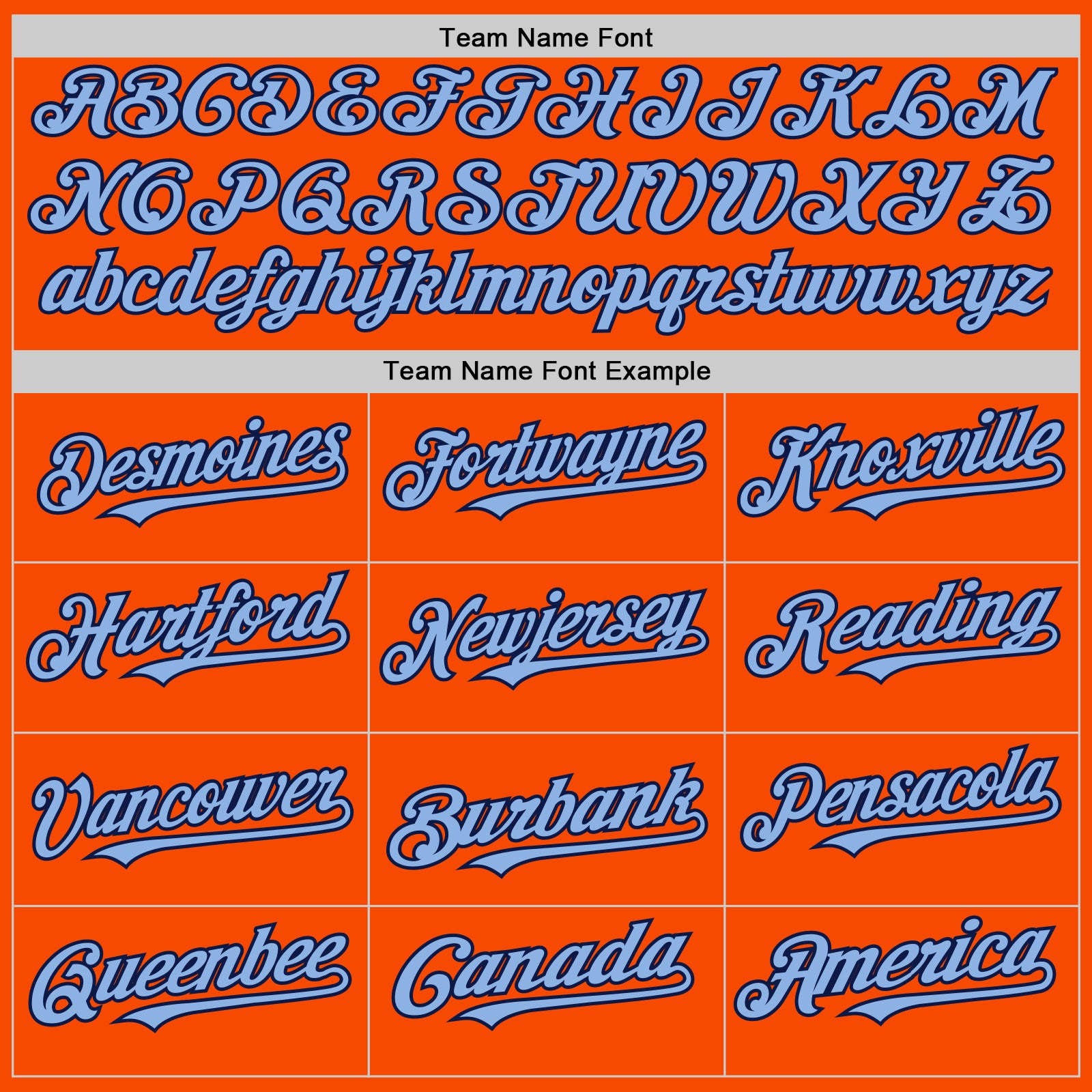 Custom Orange Light Blue-Navy Bomber Full-Snap Varsity Letterman Two Tone Hoodie Jacket