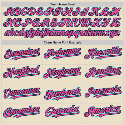 Custom Cream Pink Black-Sky Blue Bomber Full-Snap Varsity Letterman Two Tone Hoodie Jacket