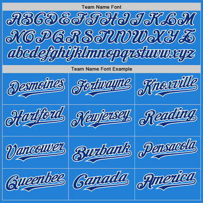 Custom Powder Blue Royal-White Bomber Full-Snap Varsity Letterman Two Tone Hoodie Jacket