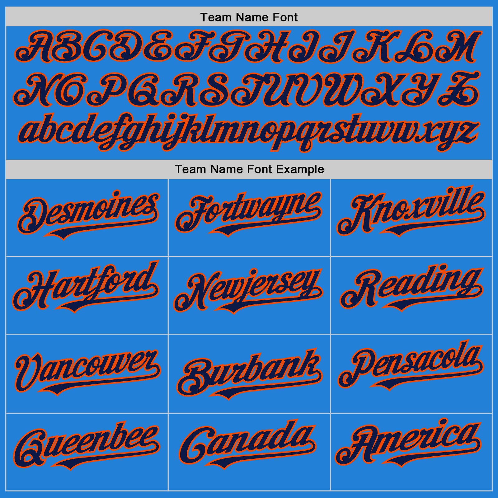 Custom Powder Blue Navy-Orange Bomber Full-Snap Varsity Letterman Two Tone Hoodie Jacket