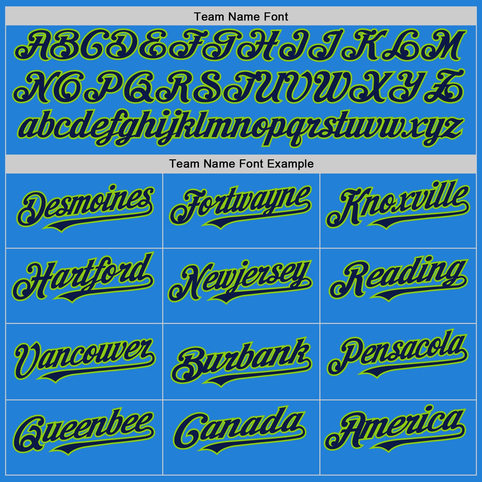 Custom Powder Blue Navy-Neon Green Bomber Full-Snap Varsity Letterman Two Tone Hoodie Jacket