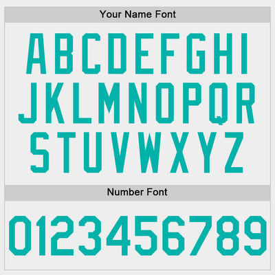 Custom White Aqua Bomber Full-Snap Varsity Letterman Hoodie Jacket