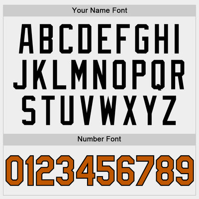 Custom White Texas Orange-Black Bomber Full-Snap Varsity Letterman Two Tone Hoodie Jacket