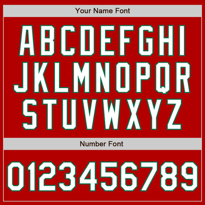 Custom Red White-Kelly Green Bomber Varsity Letterman Zipper Jacket