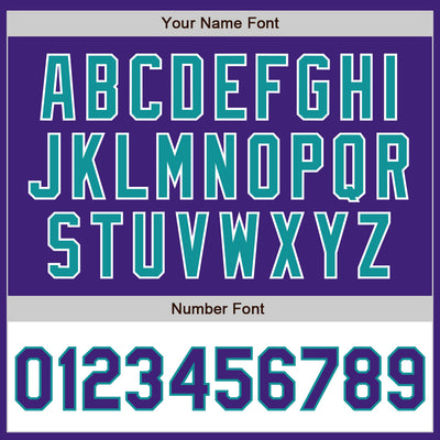 Custom Purple Teal-White Bomber Varsity Letterman Two Tone Zipper Jacket