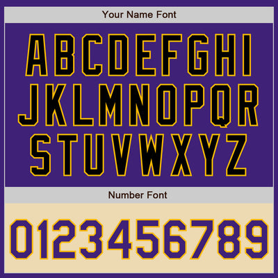 Custom Purple Black Gold-Cream Bomber Varsity Letterman Two Tone Zipper Jacket