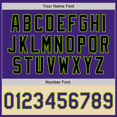 Custom Purple Black Neon Green-Cream Bomber Varsity Letterman Two Tone Zipper Jacket