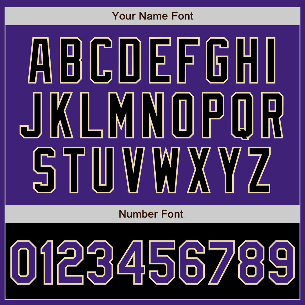 Custom Purple Black-Cream Bomber Varsity Letterman Two Tone Zipper Jacket