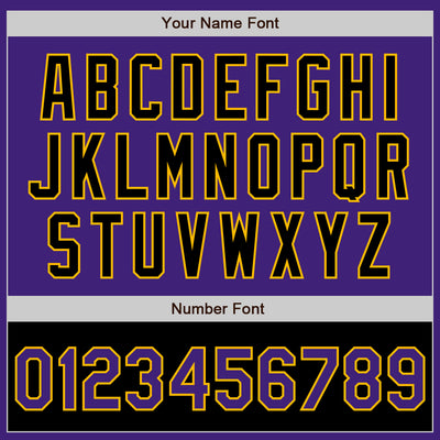 Custom Purple Black-Gold Bomber Varsity Letterman Two Tone Zipper Jacket