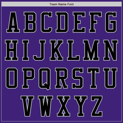 Custom Purple Black-Gray Bomber Varsity Letterman Two Tone Zipper Jacket