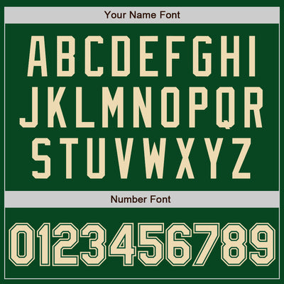 Custom Green Cream Bomber Varsity Letterman Zipper Jacket