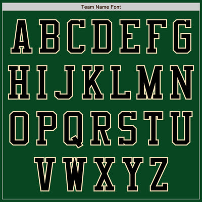 Custom Green Black-Cream Bomber Varsity Letterman Two Tone Zipper Jacket