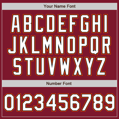 Custom Crimson Black-Orange Bomber Varsity Letterman Zipper Jacket