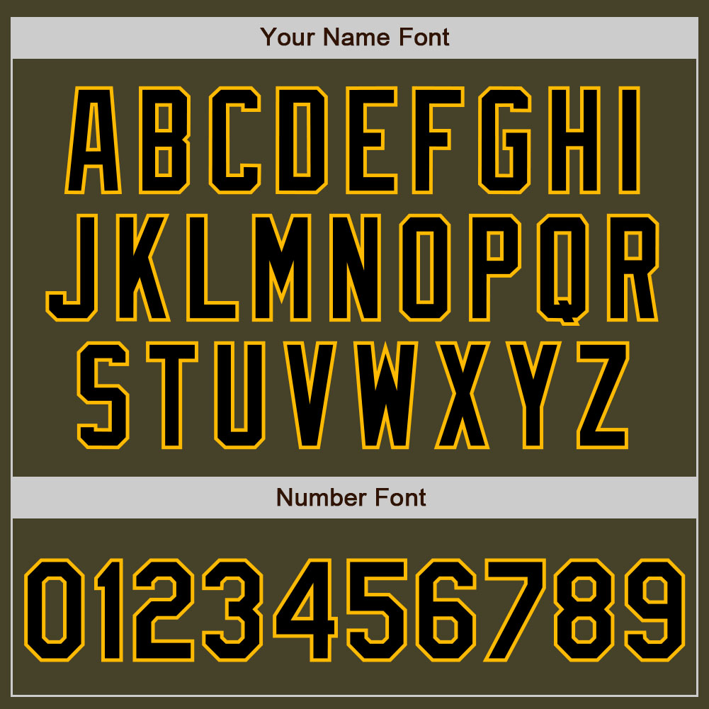 Custom Olive Black-Gold Bomber Varsity Letterman Salute To Service Zipper Jacket