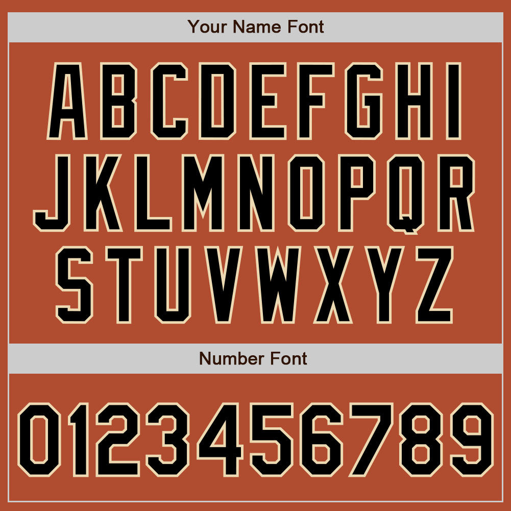 Custom Texas Orange Black-Cream Bomber Varsity Letterman Zipper Jacket