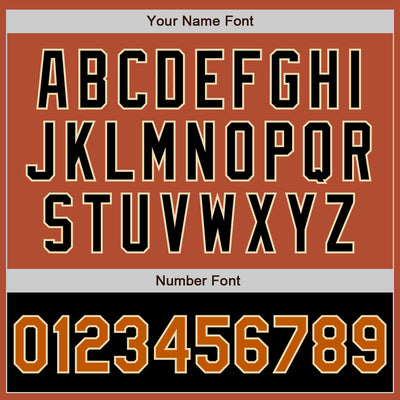 Custom Texas Orange Cream-Black Bomber Varsity Letterman Two Tone Zipper Jacket