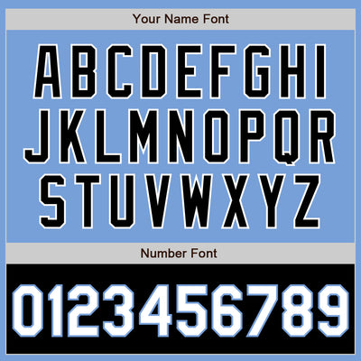 Custom Light Blue White-Black Bomber Varsity Letterman Two Tone Zipper Jacket