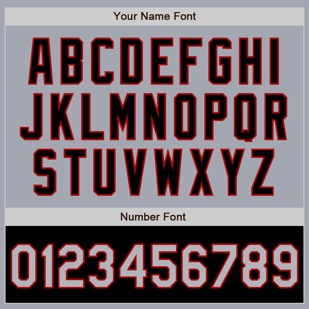 Custom Gray Red-Black Bomber Varsity Letterman Two Tone Zipper Jacket