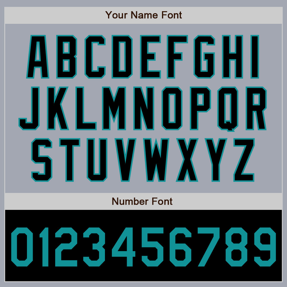 Custom Gray Teal-Black Bomber Varsity Letterman Two Tone Zipper Jacket