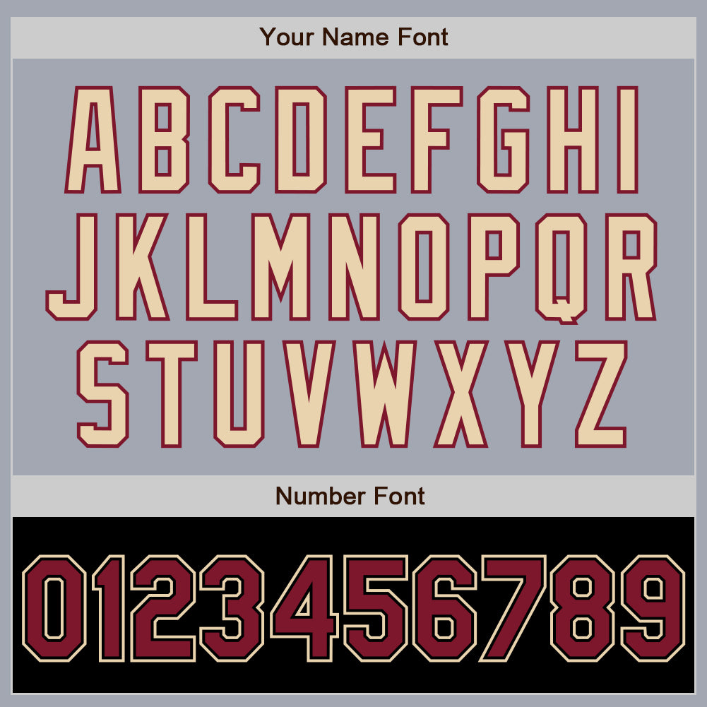 Custom Gray Crimson Black-City Cream Bomber Varsity Letterman Two Tone Zipper Jacket