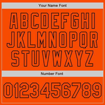 Custom Orange Black Bomber Varsity Letterman Zipper Jacket